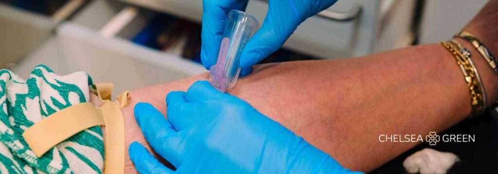 Vacutainer blood test tube