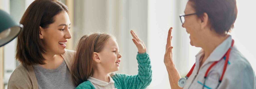 Book travel vaccinations for the whole family. 