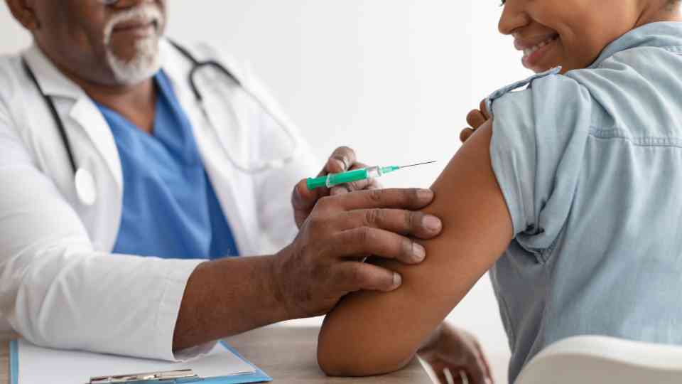Getting your tetanus vaccine in the UK.