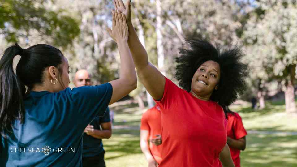 High five for weight loss success