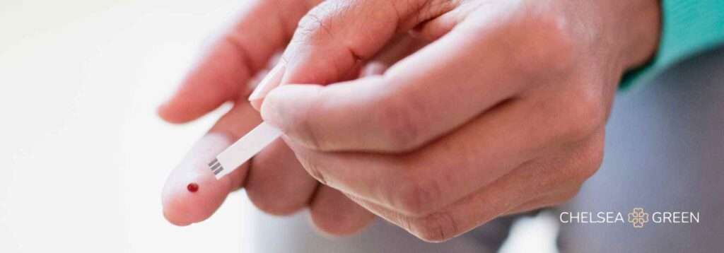 Finger prick blood testing