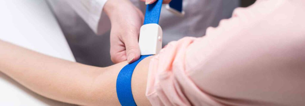 NHS blood test waiting times