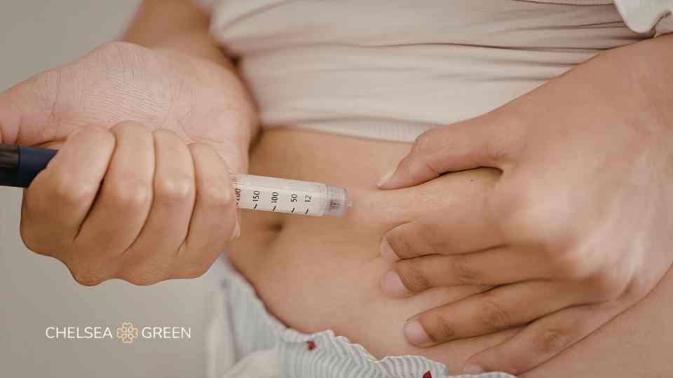 Wegovy injection into stomach