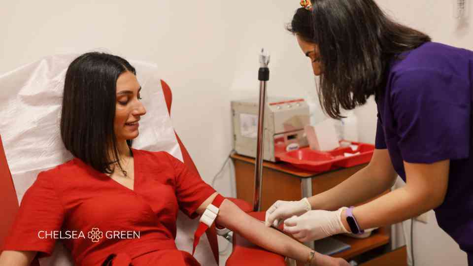 Attending a blood test appointment