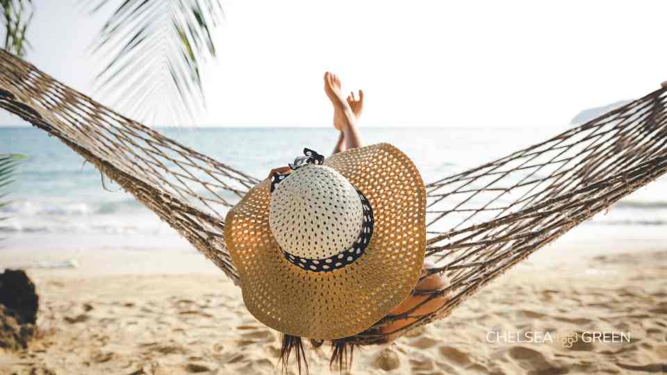Woman enjoying a healthy holiday on the beach