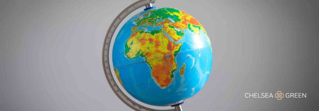 Globe, highlighting world travel and the importance of vaccination