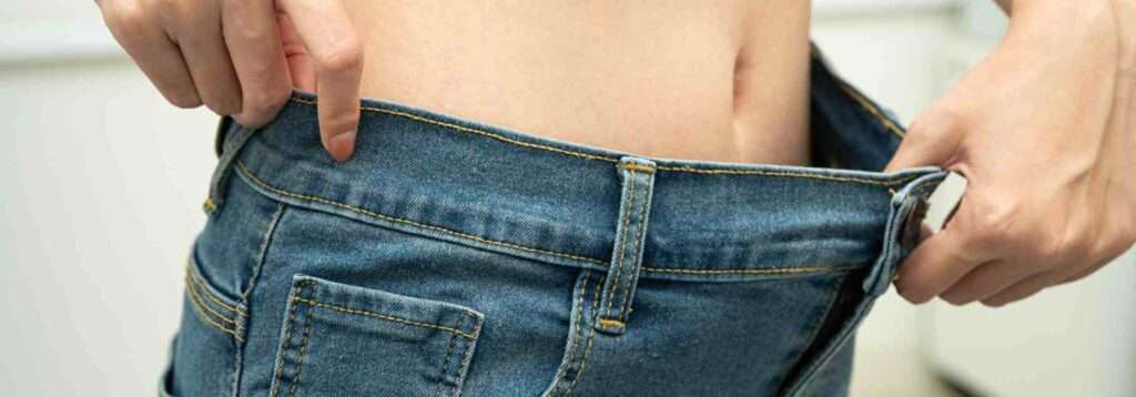 Weight loss jeans too big