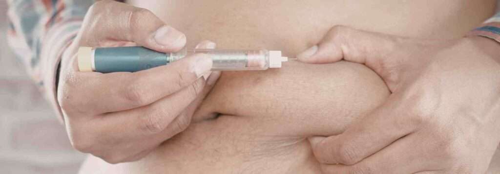 Weight loss pen dose into stomach