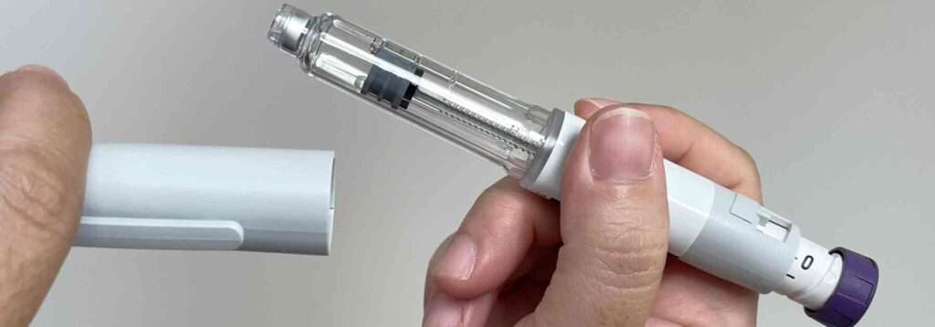 Close up image of what a weight loss pen looks like