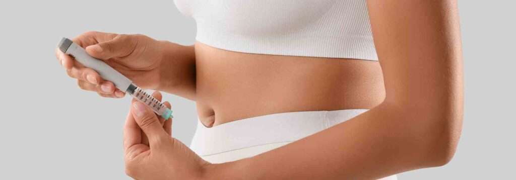 Injecting weight loss medication via the stomach
