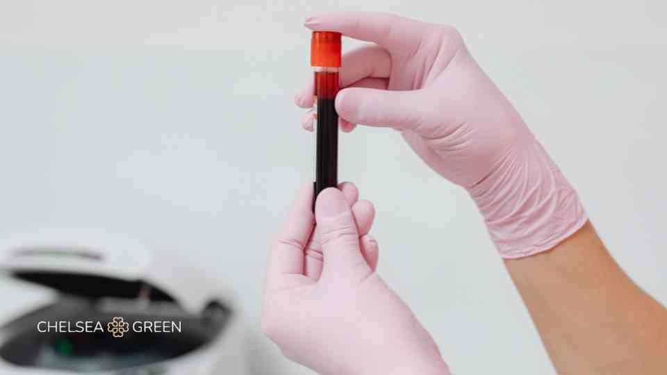 Blood test tube