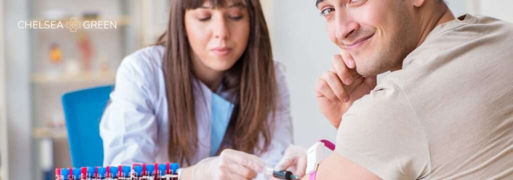 Male blood testing for deficiency 