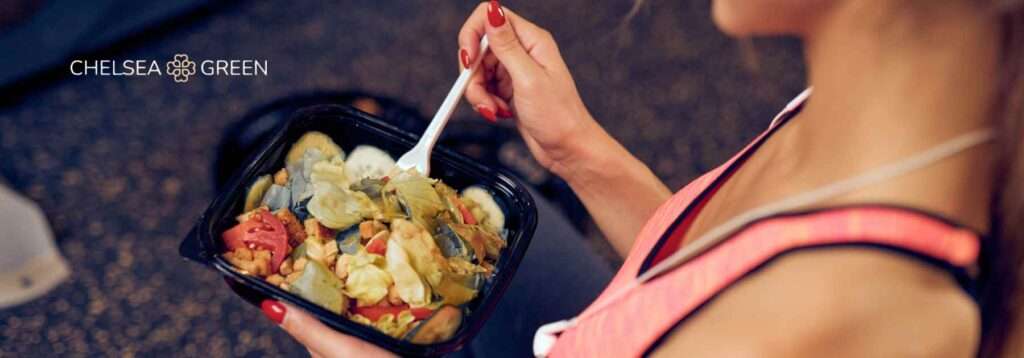 Woman making health lifestyle choices for weight loss
